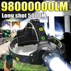 98111111LM Far LED Ultra Puternic Super Luminos Reîncărcabil Distanță Lungă 1111M Lanternă de Cap Lanternă de Cap Pescuit Camping