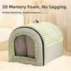 Weiches Haustierhaus Abnehmbares Warmes Zelt Winter Hundebett & Katzenbett Für Kleine Tiere