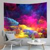 Abstract Tapestry Geometry Cube Tapestry Science Fiction Style Tapestry Creativity Art Tapestries Home Living Room Bedroom Dorm