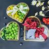 10/20/30 Pcs Food Container with Lids Heart Shaped Containers Reusable Dessert Box for Mother Valentine Wedding Birthday Fruit
