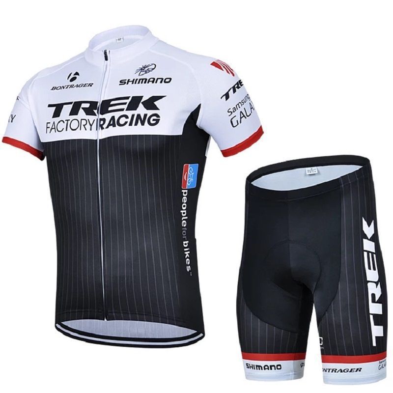 Giacca e pantaloni estivi da uomo a maniche corte, bianco e nero, per mountain bike, attrezzatura per bicicletta