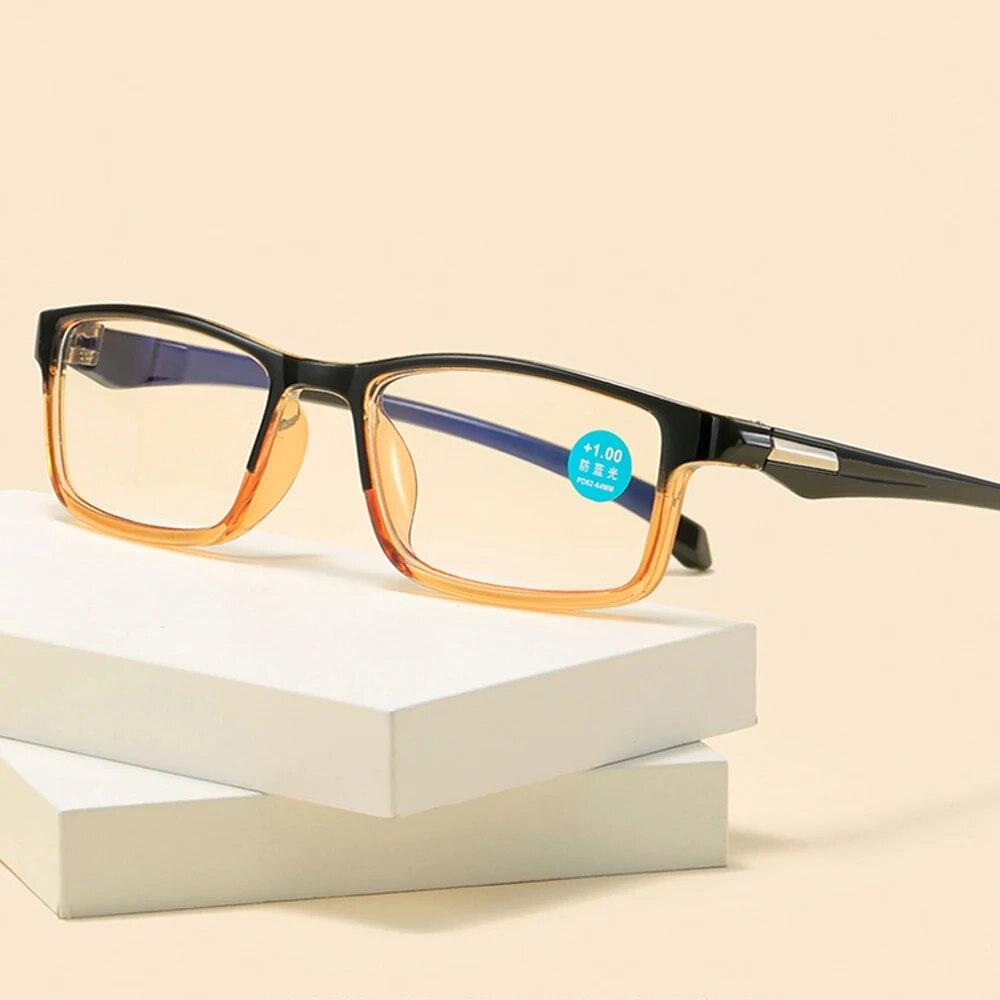 Ultralight Full Frame Anti Blue Rays Reading Glasses Women Men Resin Presbyopic Glasses Unisex g Eyewear +1.0 to+4.0