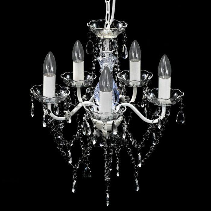 VidaXL Chandelier In Transparent Crystal Ceiling Lamp Luminaire Living Room Bedroom 240309