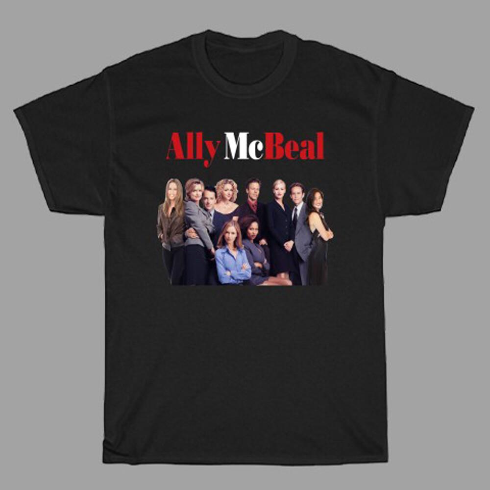 Ally Mcbeal TV Series Men s Black Size S to 3XL S