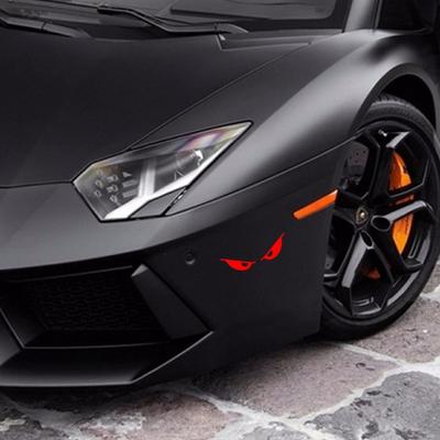 Reflexní samolepka na auto Moto přilba Samolepka tvaru těla Evil Eyes Personalizovaná dekorace