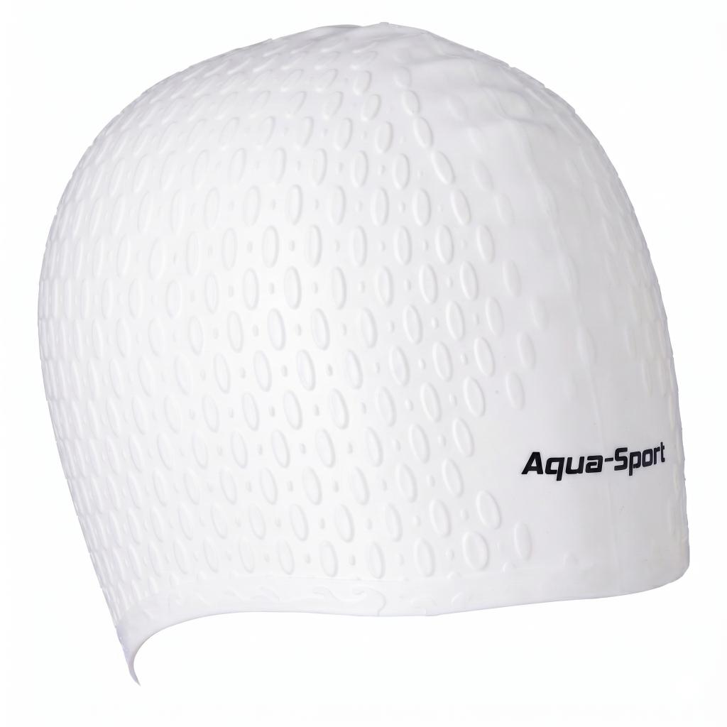 Aqua Sport Czepek Silikonowy Kitka White Na Długie Włosy As1270