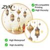 Versatile Islamic Pattern Decals Ramadan Wall Stickers, Peel And Stick Decals, Eid Mubarak Art Decor, Vintage Hanging Creative Gifts for Lantern Moon