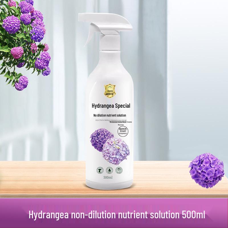 Koncentrovaný hnojivový sprej na hortenzie pro hrnkové rostliny