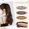 Ensemble de 3 Grandes Pince à Cheveux Banane Design Queue de Poisson Vintage Matériau Plastique Durable Tenue Forte Accessoires pour Cheveux pour Divers Types de Cheveux