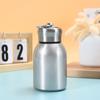 Simple Stainless Steel Thermos Cup with Ring Outdoor Portable Handy Cup Small Fat Mini Vacuum Pocket Cup
