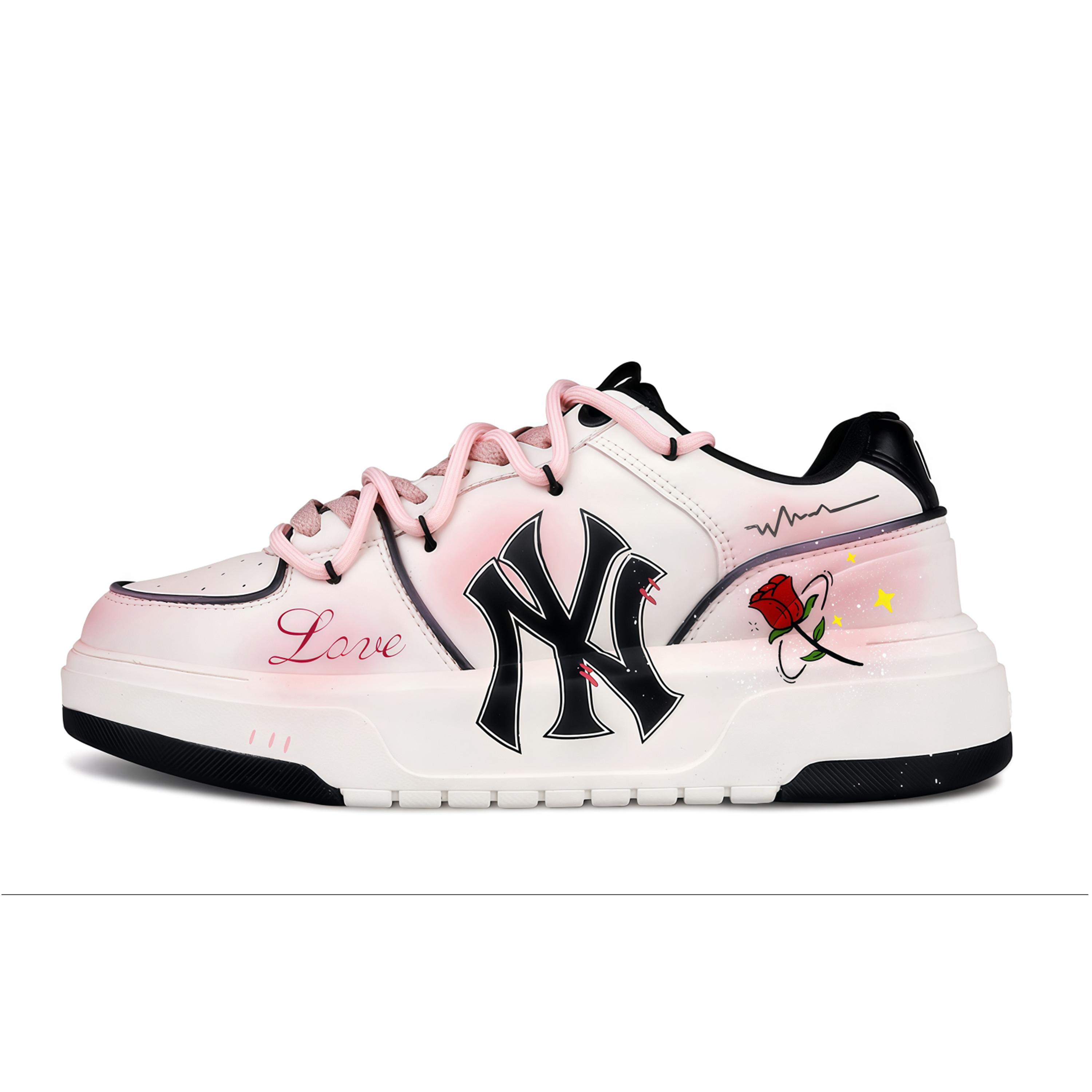 

MLB Chunky Liner Rose Appointment Abrasion Resistant Lightweight Height Increasing Low top Skateboard Shoes Unisex 3ASXCA12N-50WHS(Team1565-) 43