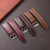 Vintage Oil Wax Leather Watch Strap 20mm 22mm Universal Cowhide Watchband Accessories Pin Buckle Men Women Waterproof Bracelet
