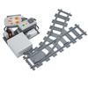 DIY Building Blocks Train Variable Track Switch Motorized Remote Controlled Power Functions Bricks MOC Set Replaced Rocker Leduo
