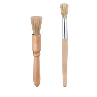 Cluoling Coffee Grinder Cleaning Brush, 2 Styles, Cleaning Tool, Coffee Brush, Coffee Mill Maintenance Brush, Cleaning Brush, Pack of 2