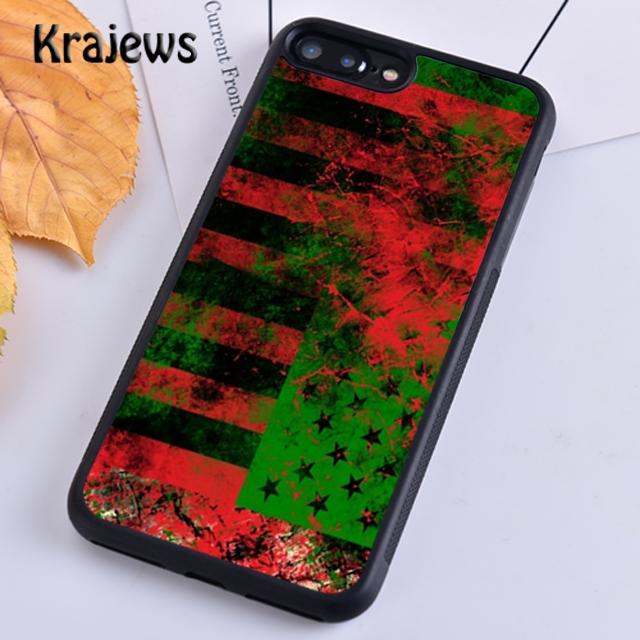 Krajews Panafrikanische Flagge Weiche Telefonhülle Für iPhone 14 5 6s 7 8 plus X XR XS 11 12 13 pro max Samsung Galaxy S21 S22 ultra