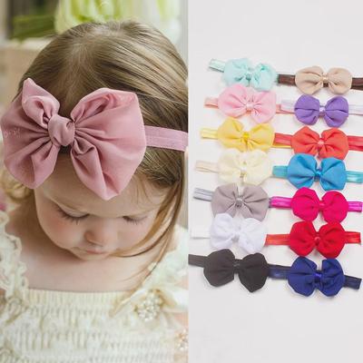 Chiffon Vlinder Haaraccessoires voor Pasgeborenen en Peuters - Hoofddeksel Hoofdband