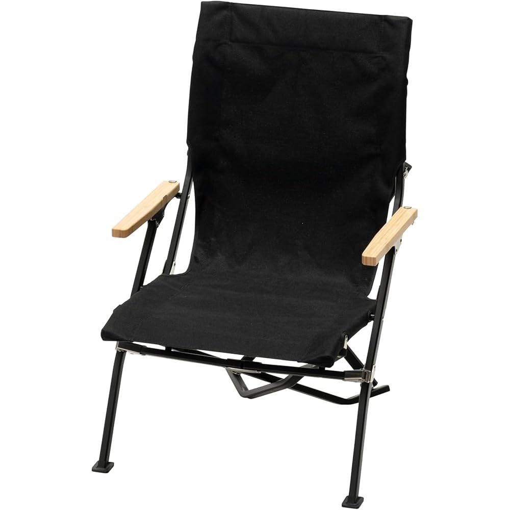 Snow Peak Low Chair 30 Black High Back Comfortable Camping Chair