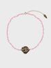 Eireve Candy Ball Choker Necklace (Pink)