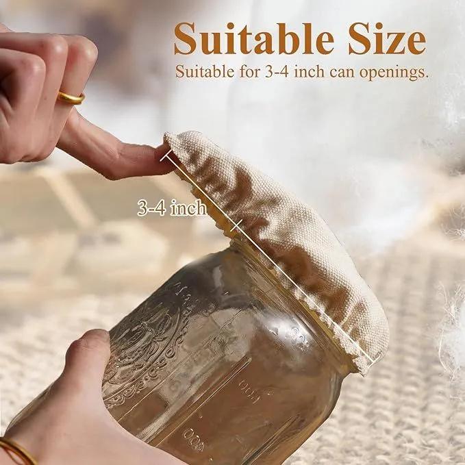 Thickened cotton fermentation glass jar cover