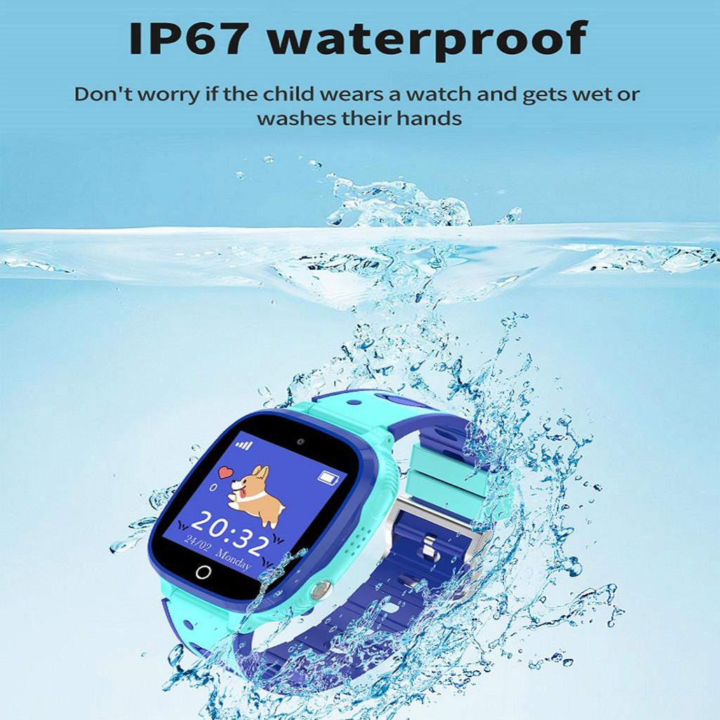 Kids Smart Watch 1.44"" Color Screen Waterproof Children