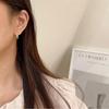 [4Xtyle] (Silver925) Infinity Onetouch Earring