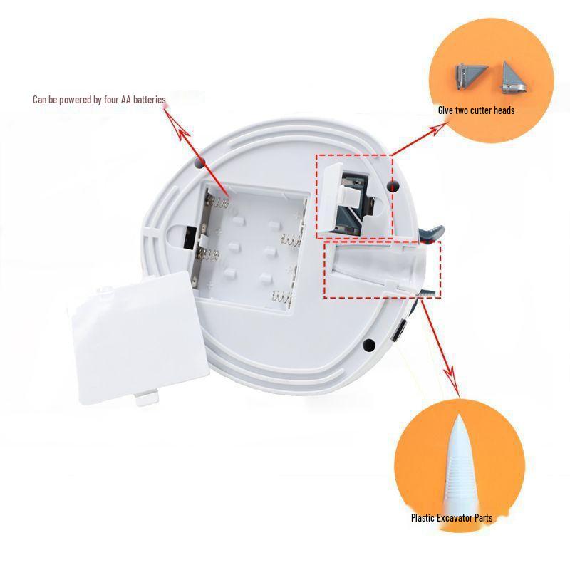 Multifunctional Electric Peeler - Fruit & Potato Peeling Machine, Washable & Removable