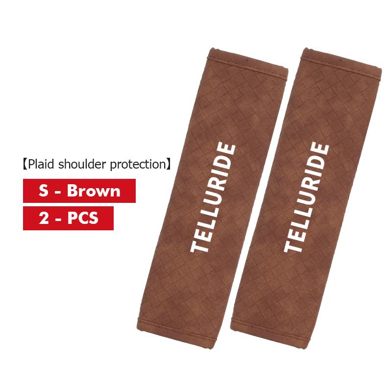 AANO1 Car Styling Seatbelt Shoulder Pad Safety Shoulder Protector Cover For KIA Venga Sedona Forte Stonic Picanto Sorento Stinger