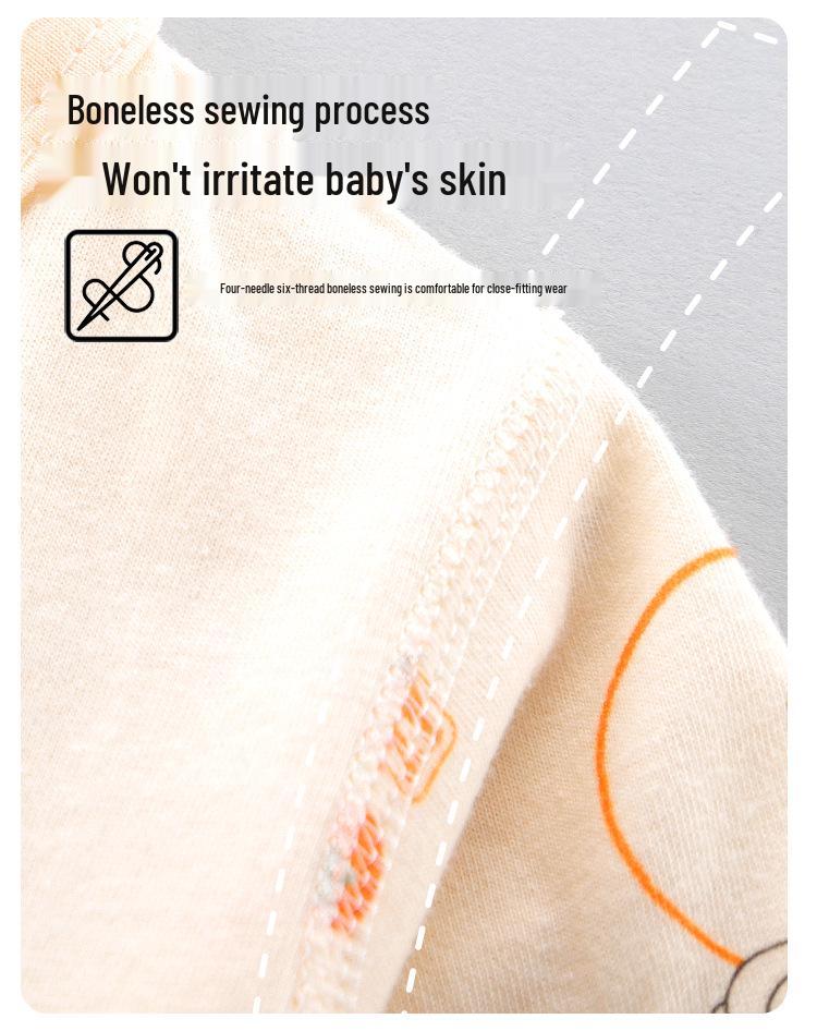 Tongtai Newborn Pure Cotton Baby Bodysuit - Spring/Autumn Jumpsuit Romper