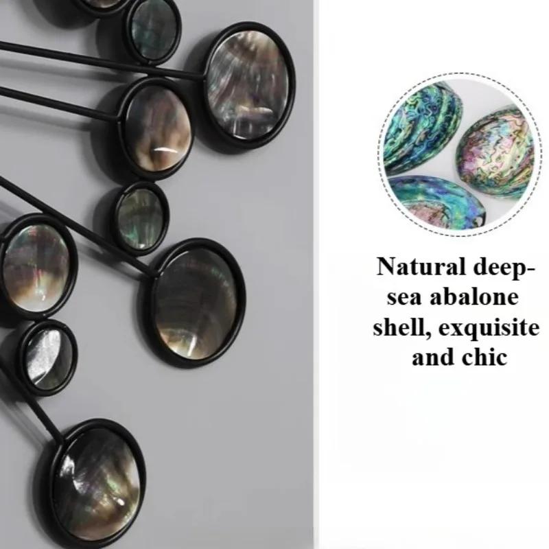 Luxury Shell Wall Clock Nordic Fashion Creative Wall Clocks Household Modern Simple Silent Clock Living Room Decorations