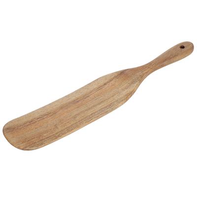 Tik Spatula Evde Yemek Pişirme Gıda Sınıfı Ahşap Kızartma Küreği Mutfak Malzemeleri için Pişirme Gereçleri 33.5x6.5cm