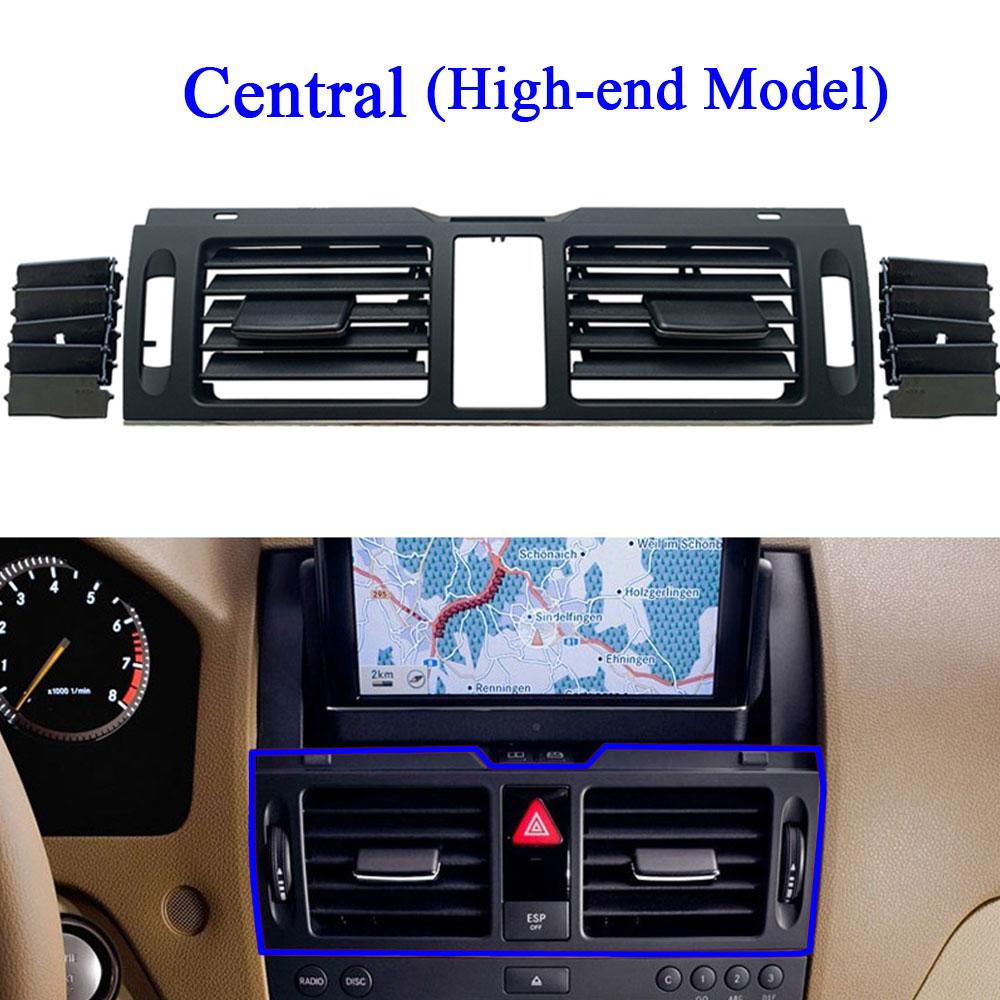 Panou de acoperire a ieșirii pentru grila de aerisire centrală frontală centrală frontală pentru Mercedes Benz W204 C180 C200 C220 C230 C260 C300