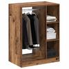 Kleiderschrank mit Regal und Stauraum Altholz-Optik 77 x 48 x 102 cm