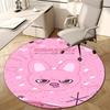 1pc Kpop Team7 Design Printed Area Round Carpet for Bedroom Living Room Home Decor Rugs Mat Non Slip Mat Rug for Bedside
