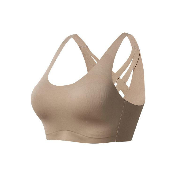 

FILA Athletics Fitness Yoga Knitted Solid Color Sports Bra Women Underwear Brown A11W231101F-BN S