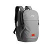 Li Ning Polyester Backpack Unisex Gray ABSU243-1A