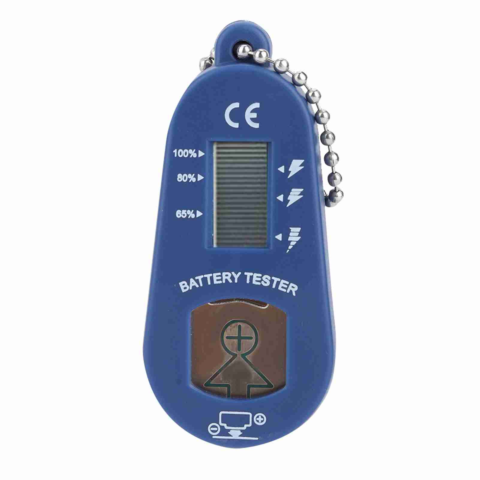 

Hearing Aid Battery Tester LCD Display Key-ring Battery Measuring Device
