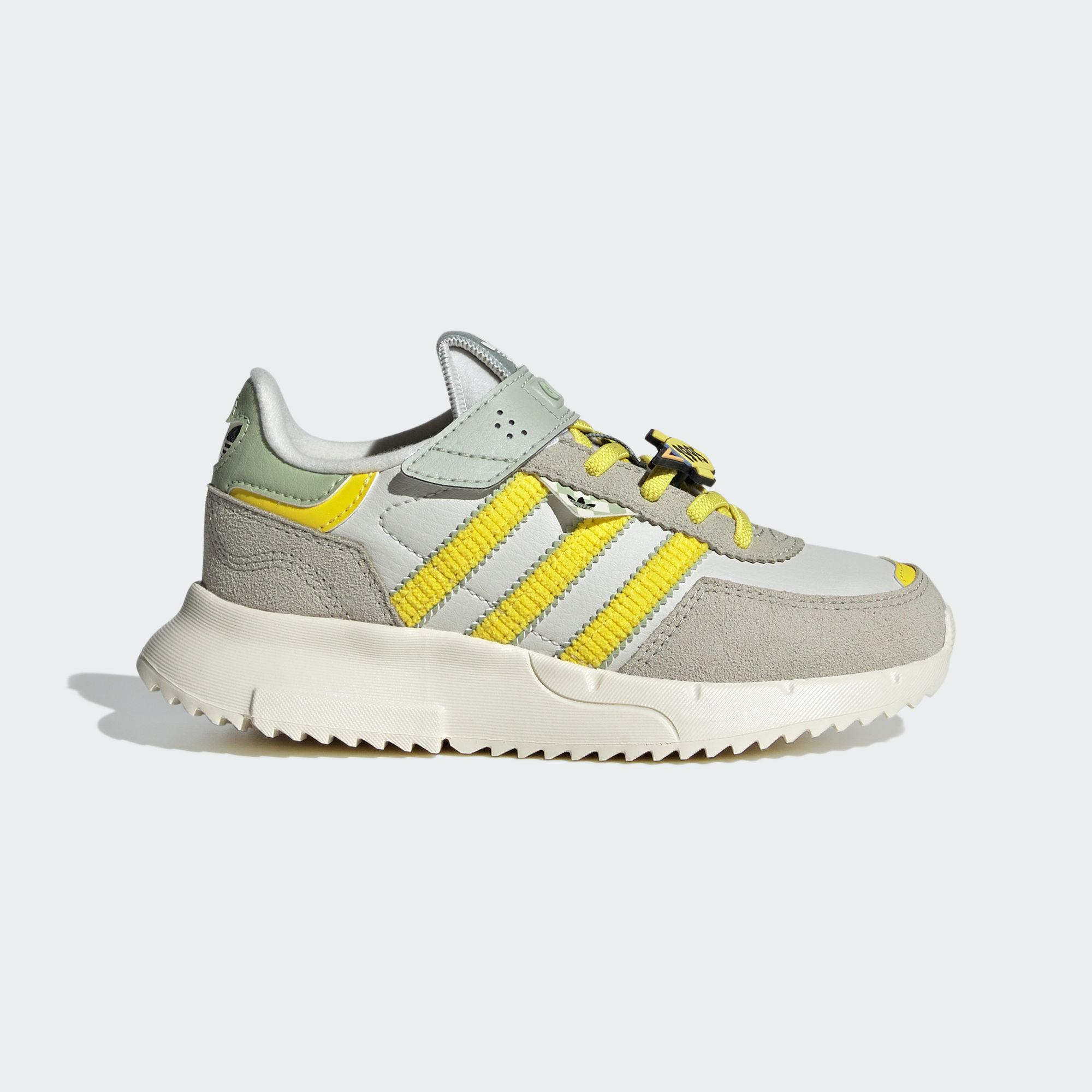 Disney x Adidas Originals Retropy F2 Low top Kids Lifestyle Shoes Gray 29