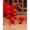 Indoor Outdoor Flocking Lanterns for Chinese New Year Festival Party Decor