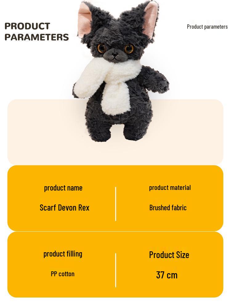 German Rex Black & White Kitten Plush Crossbody Shoulder Bag - Perfect Gift for Girls