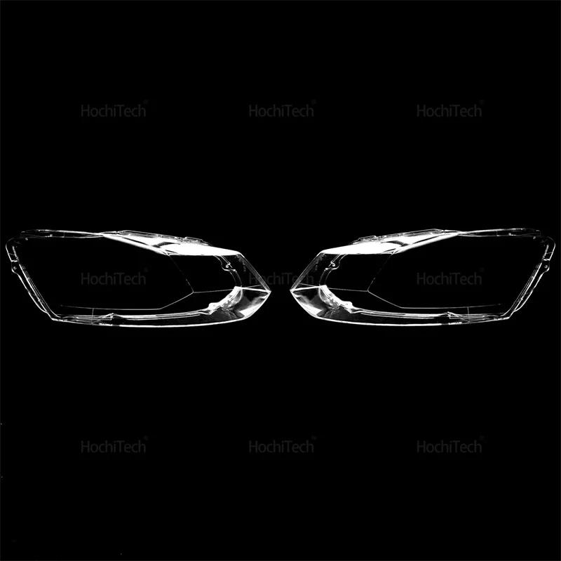 Car Headlight Lenses Headlamp Replacement Cover Shell Left Right For Volkswagen VW Polo MK5 Pre-facelift 2010-2013