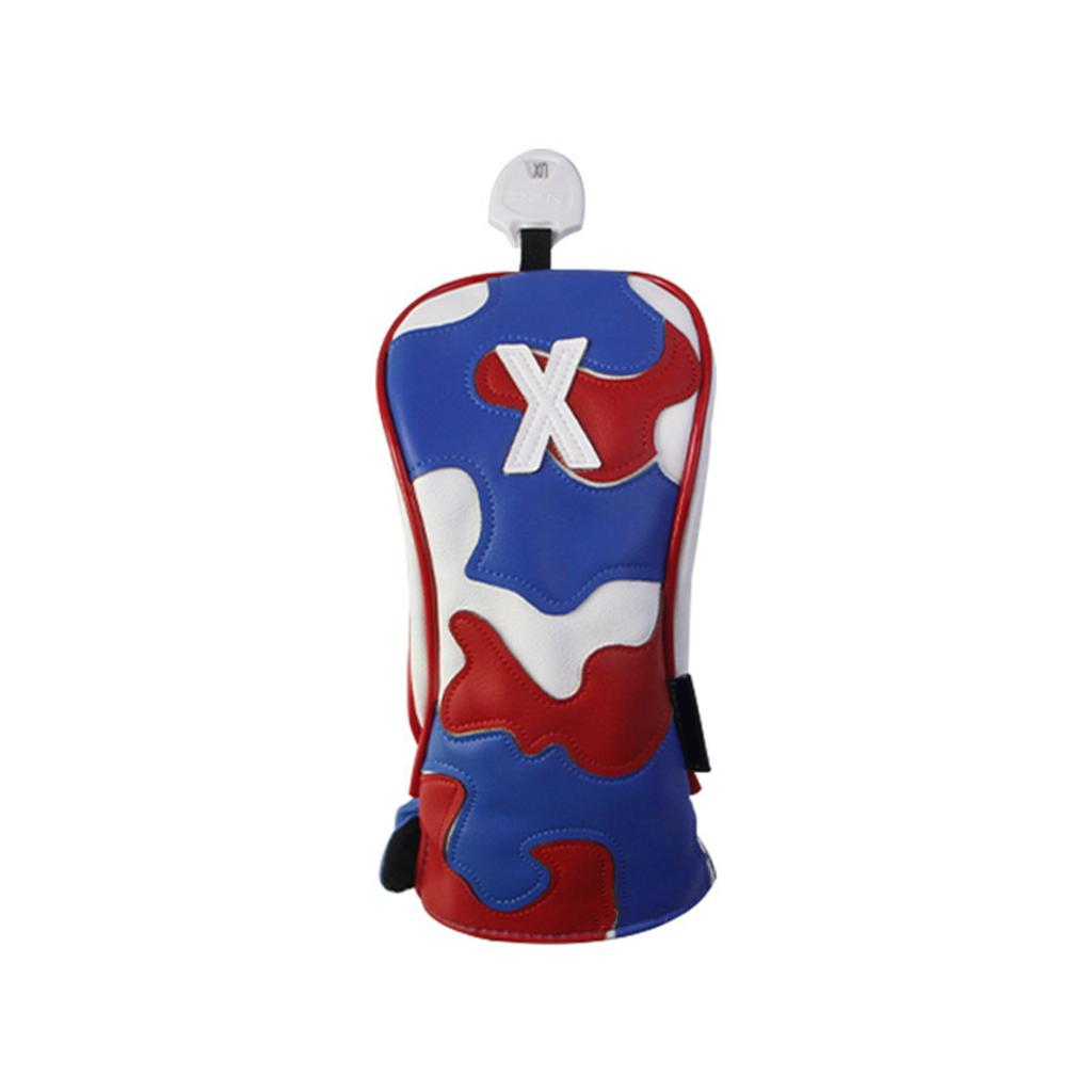 Practical Golf Club Headcover Soft Plush Lining Dustproof PU Leather Texture Suitable for Square Heel Shaft Putters