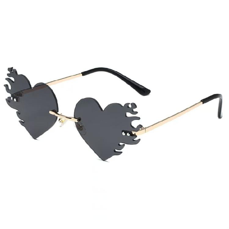 Novelty Flame Sunglasses For Shows And Daily Wear Punk Costume Accessories Masquerades Party Decoration