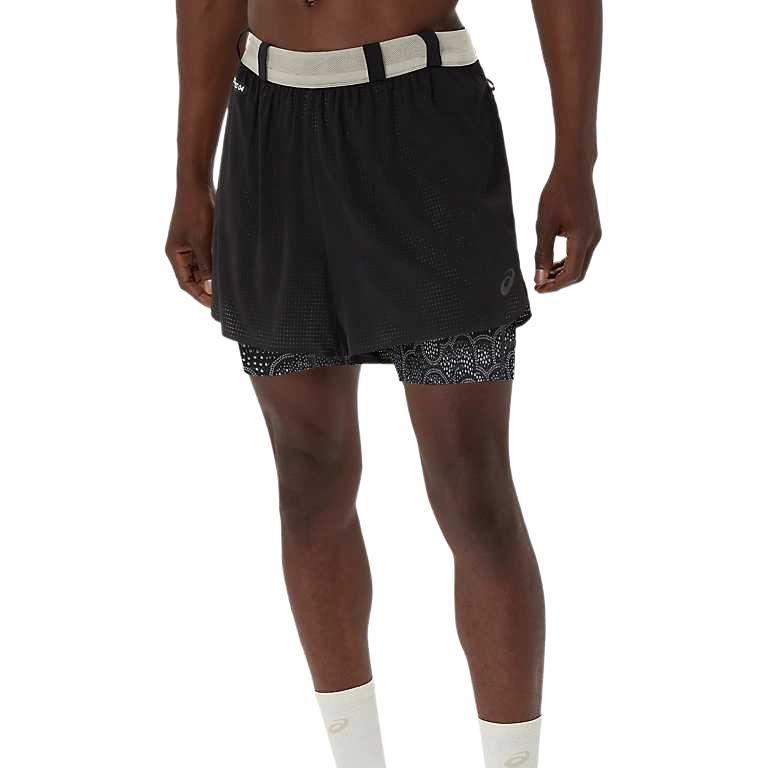 ASICS Solid Color Breathable Loose Casual Shorts Men shorts 2011D452-001 M