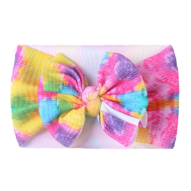 New Baby Hair Accessories, Children's DIY Fabric Headband, Baby Printed Bow Headband Headscarf