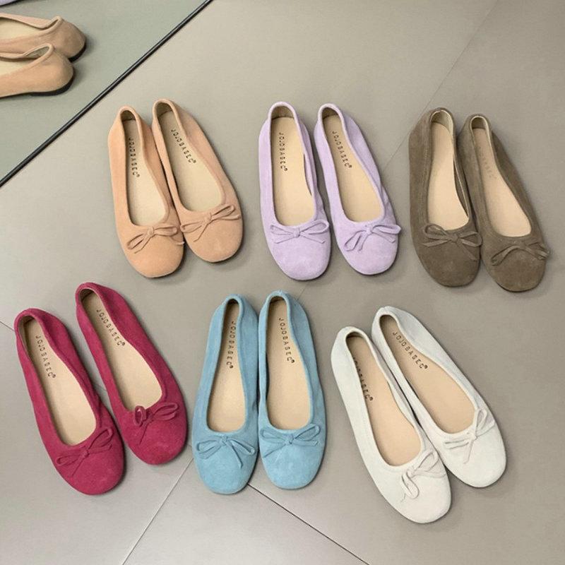 Fashion Flat Shoes for Women 2025 Spring and Autumn Silver Mary Jane Shoes for Women Retro Square Toe Ballet Plus Size Women's Shoes