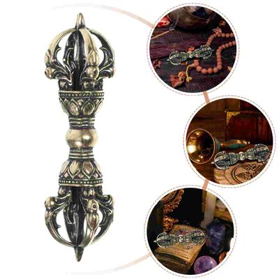Dandiya Tibetan Buddhism Dorje Vajra Phurba Demon Pestle Feng Shui Ornament Miss Trident