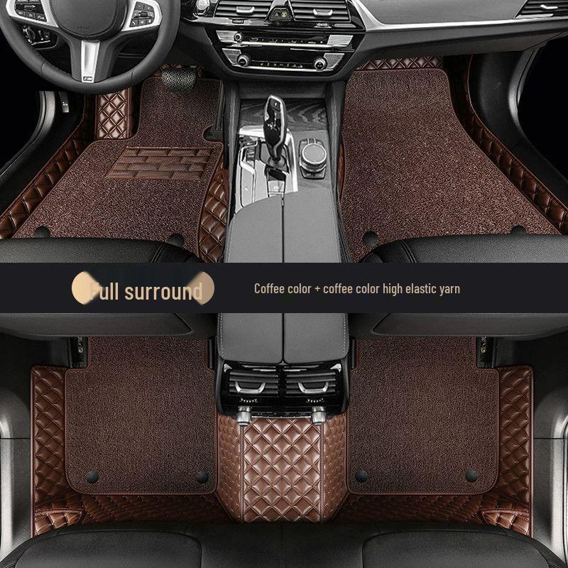 Honda Fit Carpet-Style Floor Mats with Embedded Door Sill Design