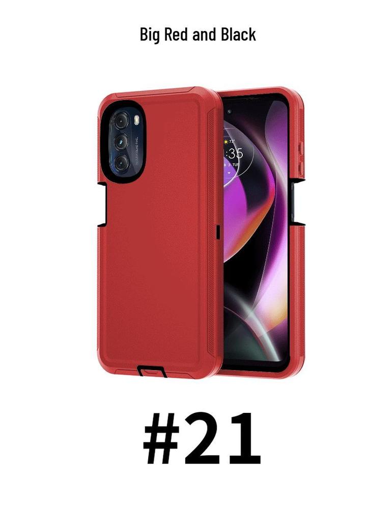 2023 Moto G 5G Three-in-One Protective Case - Drop-Proof, Cross-Border Compatible (Fits 2022 Model)