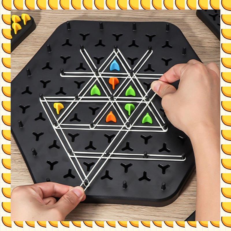 BAAU Chain Triangle Game,Chain Chess Board Puzzle Game Chain Triangle Chess Game