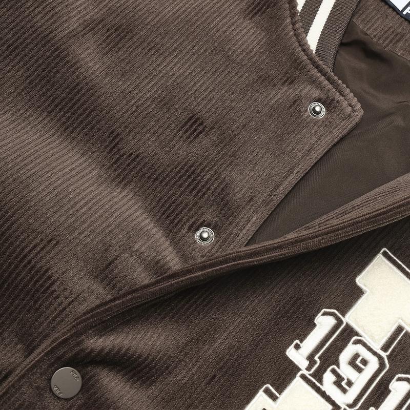 Fila Baseball Jacket Men's Earth Umber F11U439503FDR